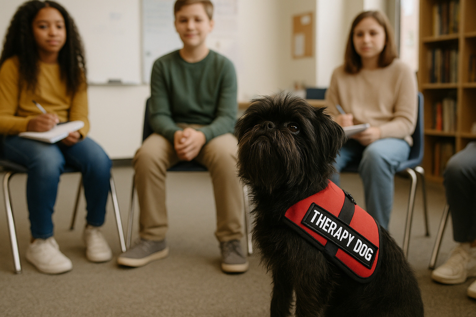 Affenpinscher as a Therapy Dog