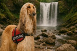 Afghan Hound as a Service Dog