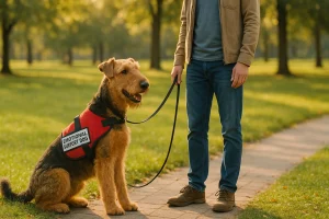 Airedale Terrier as an Emotional Support Dog
