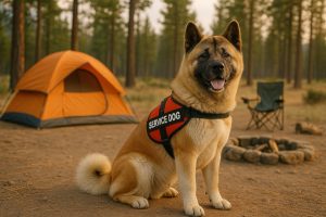 Akita as a Service Dog