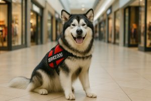 Alaskan Malamute as a Service Dog