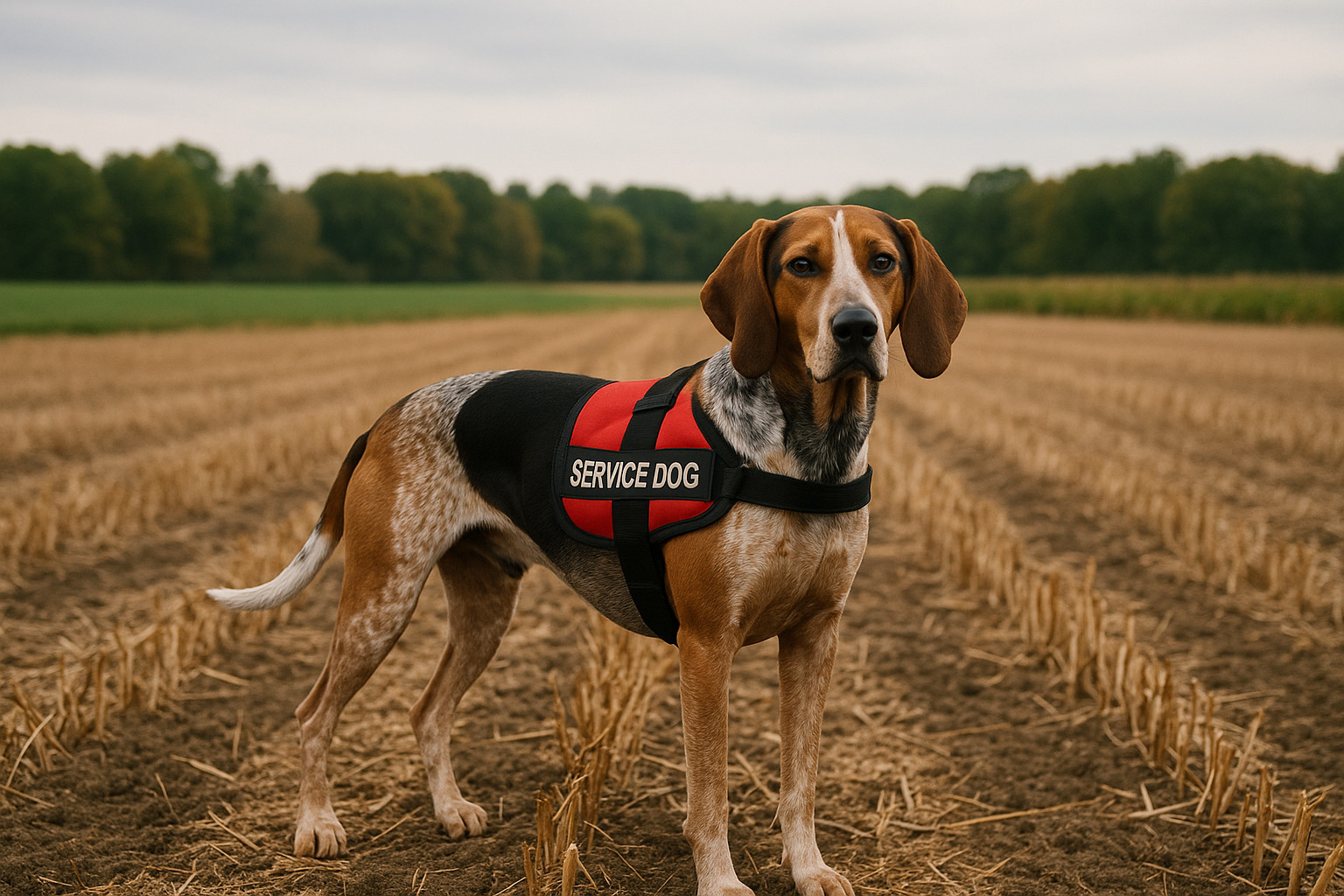 American English Coonhound as a Service Dog