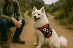 American Eskimo Dog as an Emotional Support Dog