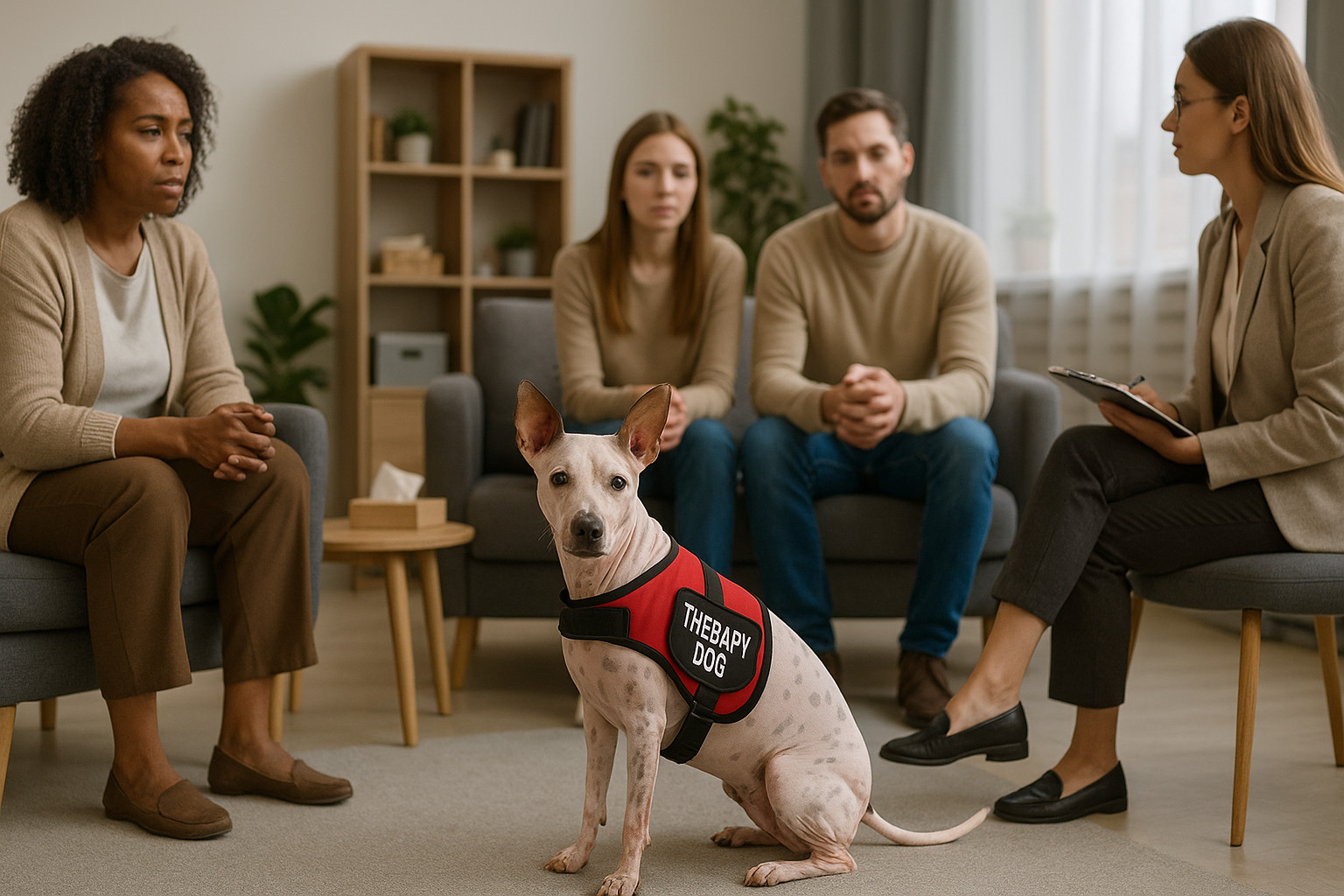 American Hairless Terrier as a Therapy Dog