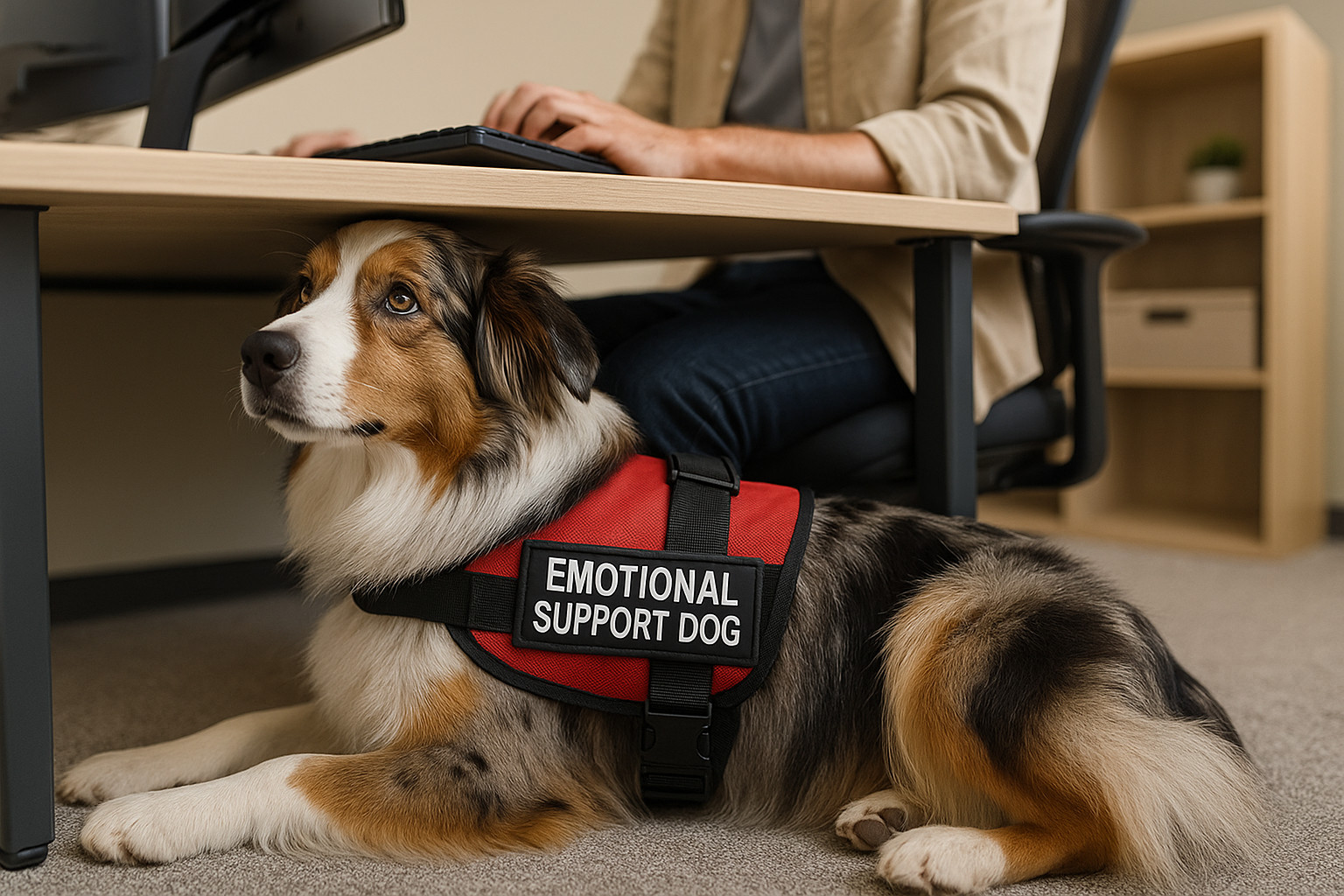Australian Shepherd as an Emotional Support Dog