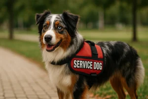 Australian Shepherd as a Service Dog