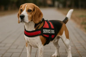 Beagle as a Service Dog
