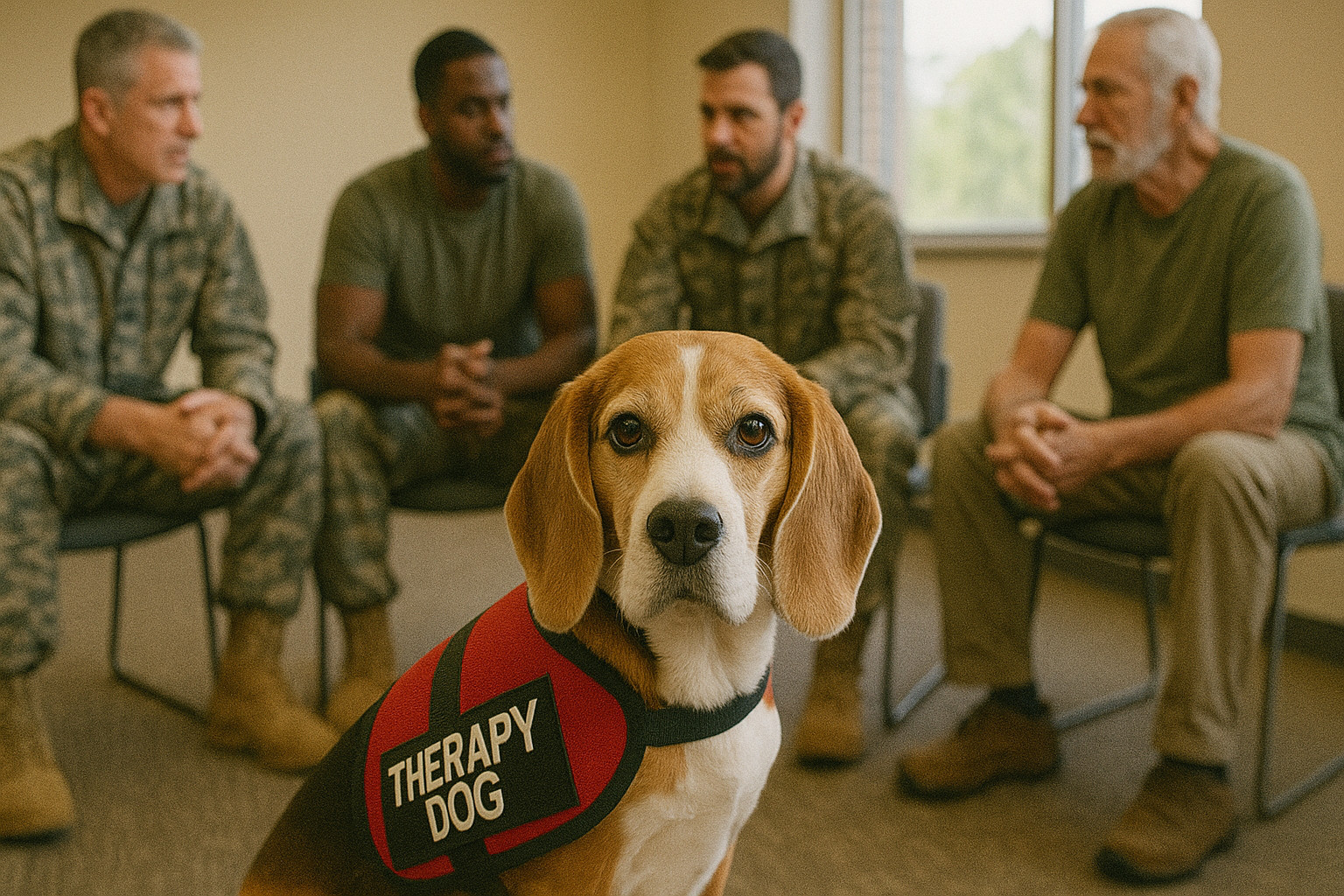 Beagle as a Therapy Dog