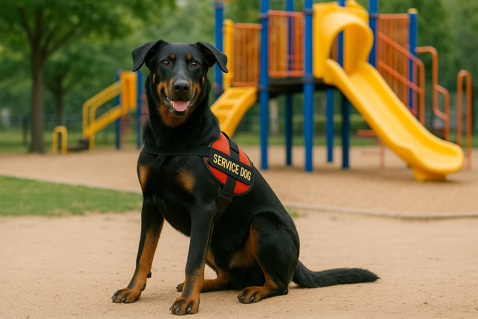 Beauceron as a Service Dog