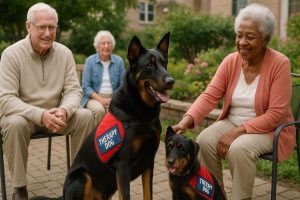 Beauceron as a Therapy Dog