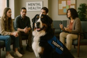 Bernese Mountain Dog as a Therapy Dog