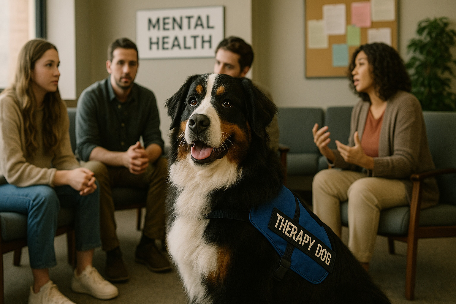 Bernese Mountain Dog as a Therapy Dog