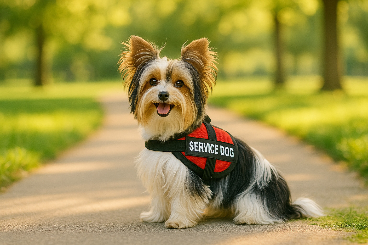 Biewer Terrier as a Service Dog