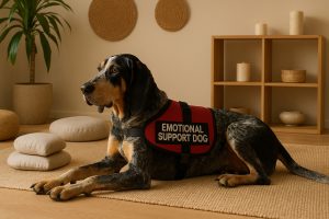 Bluetick Coonhound as an Emotional Support Dog