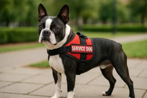 Boston Terrier as a Service Dog