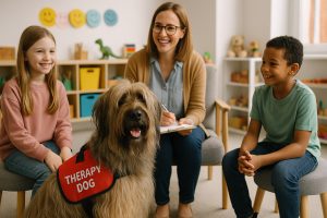 Briard as a Therapy Dog