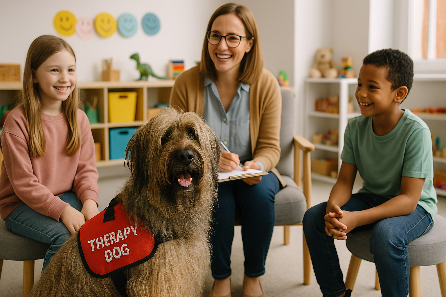 Briard as a Therapy Dog
