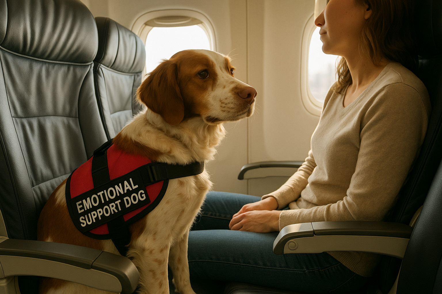 Brittany as an Emotional Support Dog