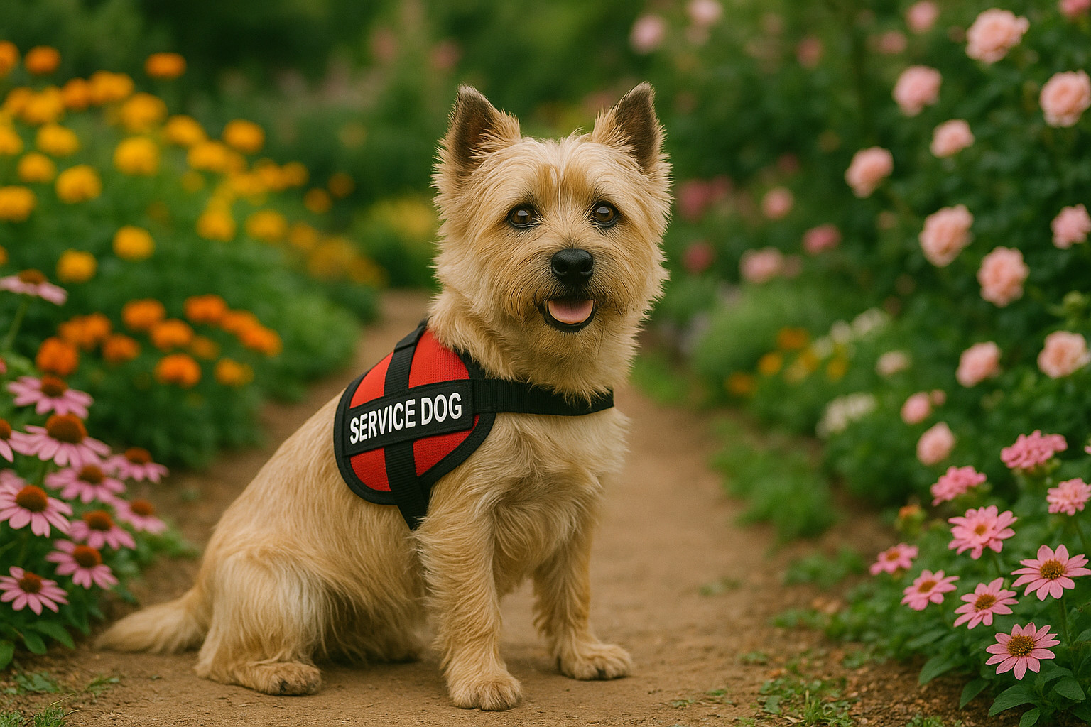 Cairn Terrier as a Service Dog