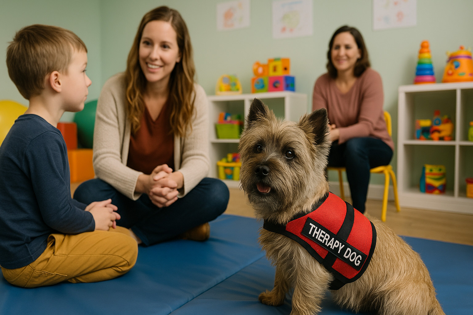 Cairn Terrier as a Therapy Dog