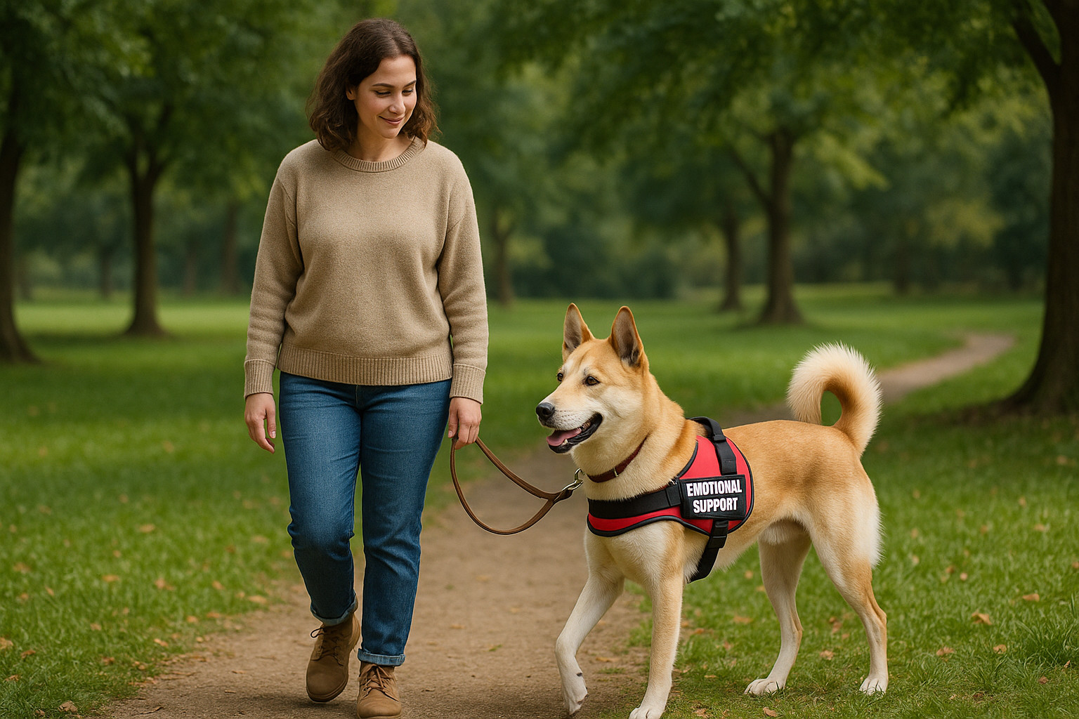 Canaan Dog as an Emotional Support Dog