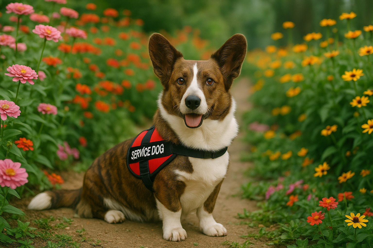 Cardigan Welsh Corgi as a Service Dog