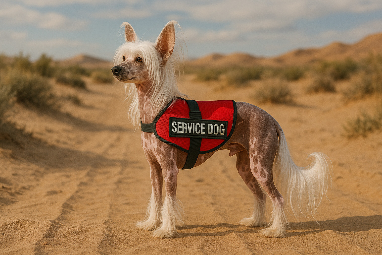 Chinese Crested as a Service Dog