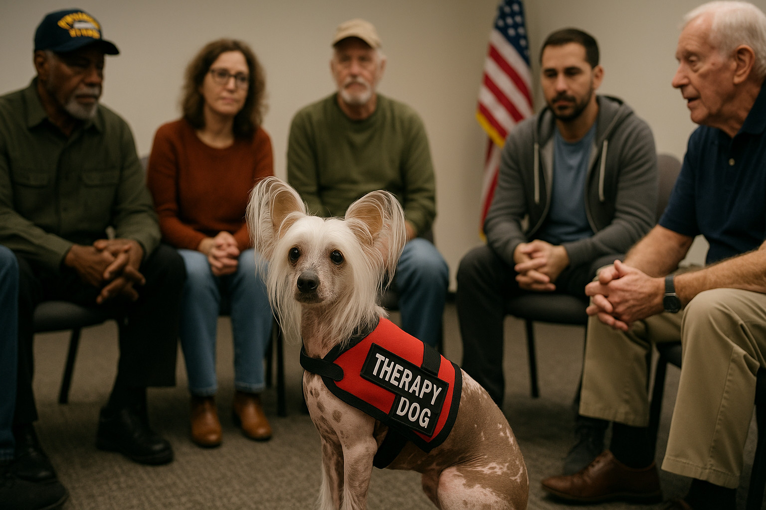 Chinese Crested as a Therapy Dog