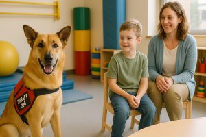 Chinook as a Therapy Dog