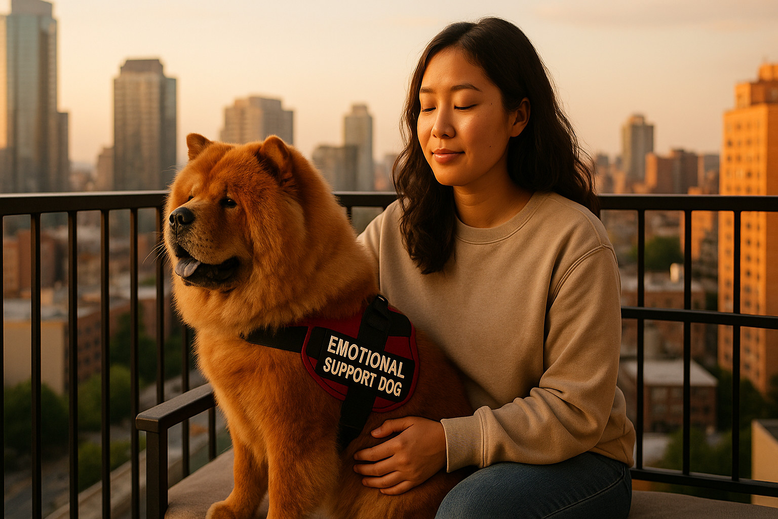 Chow Chow as an Emotional Support Dog