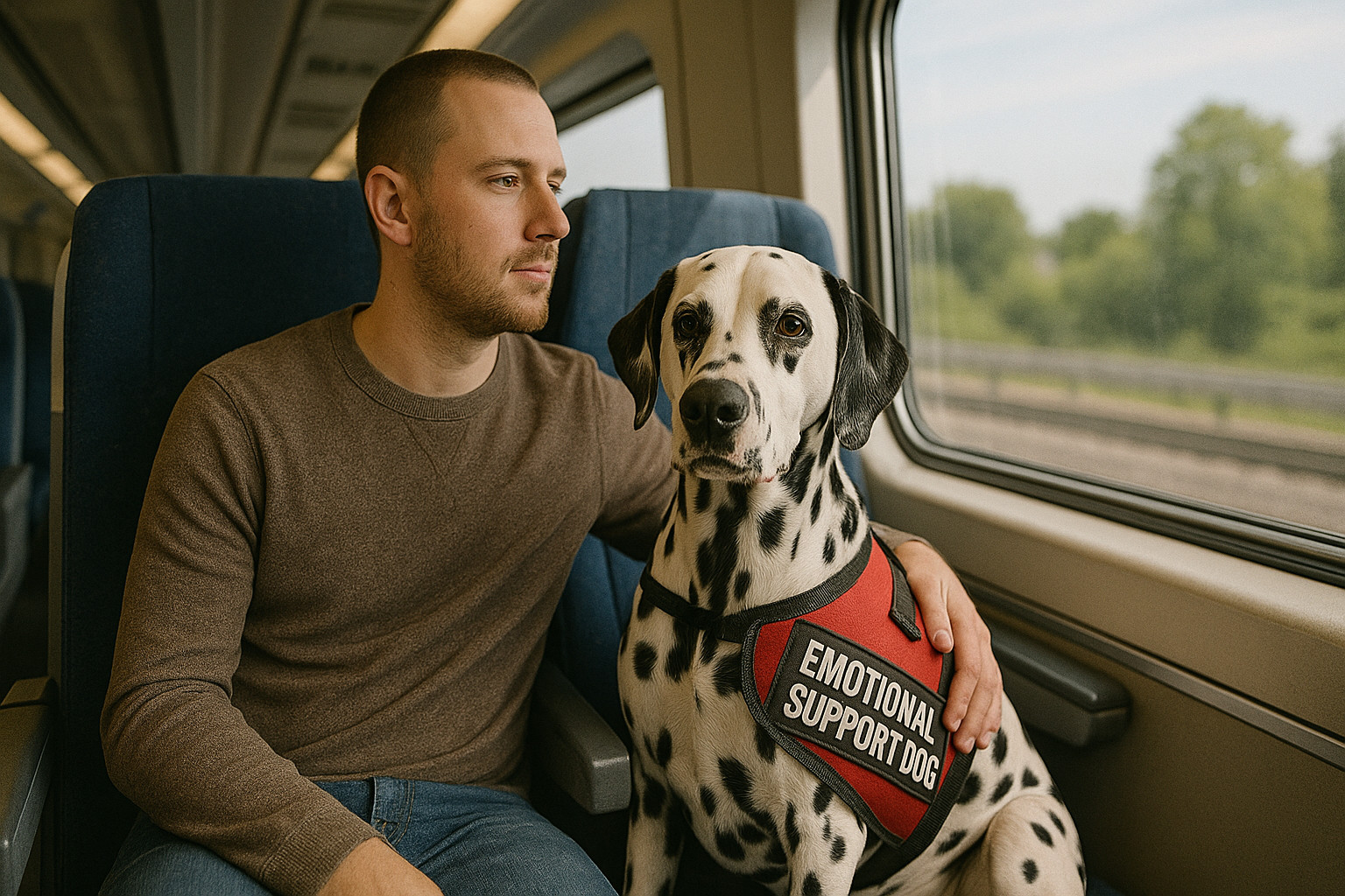 Dalmatian as an Emotional Support Dog