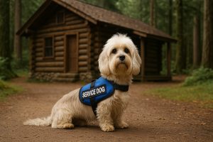 Dandie Dinmont Terrier as a Service Dog