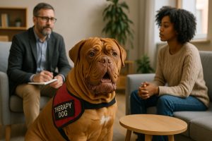 Dogue de Bordeaux as a Therapy Dog