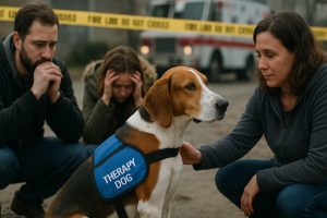 English Foxhound as a Therapy Dog