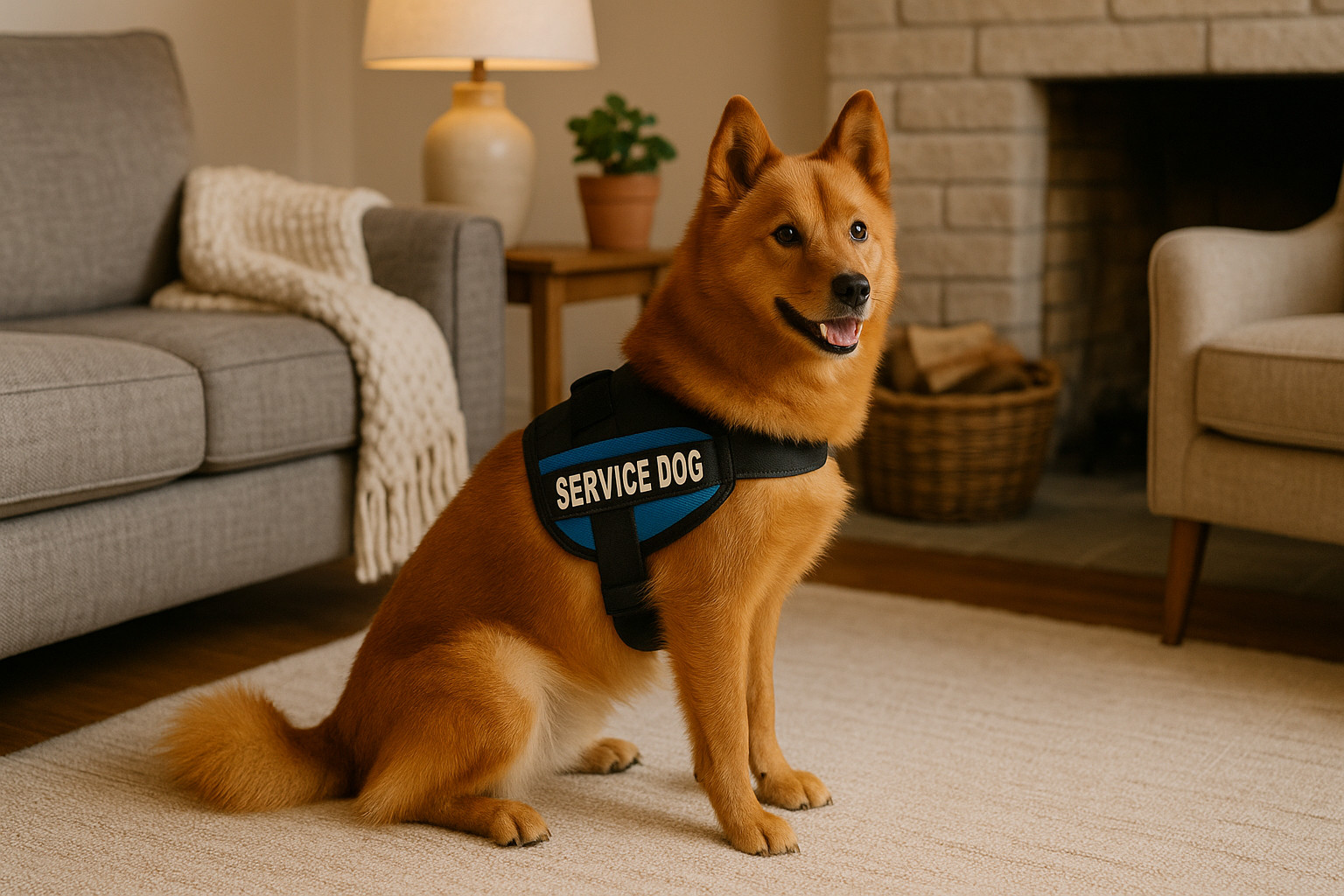 Finnish Spitz as a Service Dog