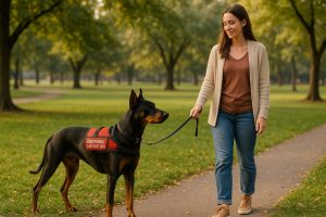 German Pinscher as an Emotional Support Dog