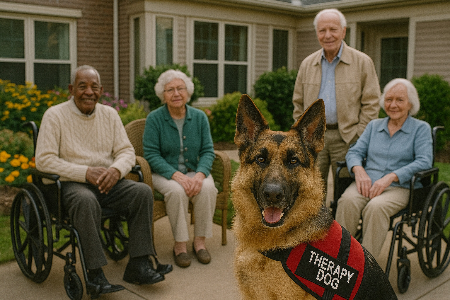 German Shepherd Dog as a Therapy Dog