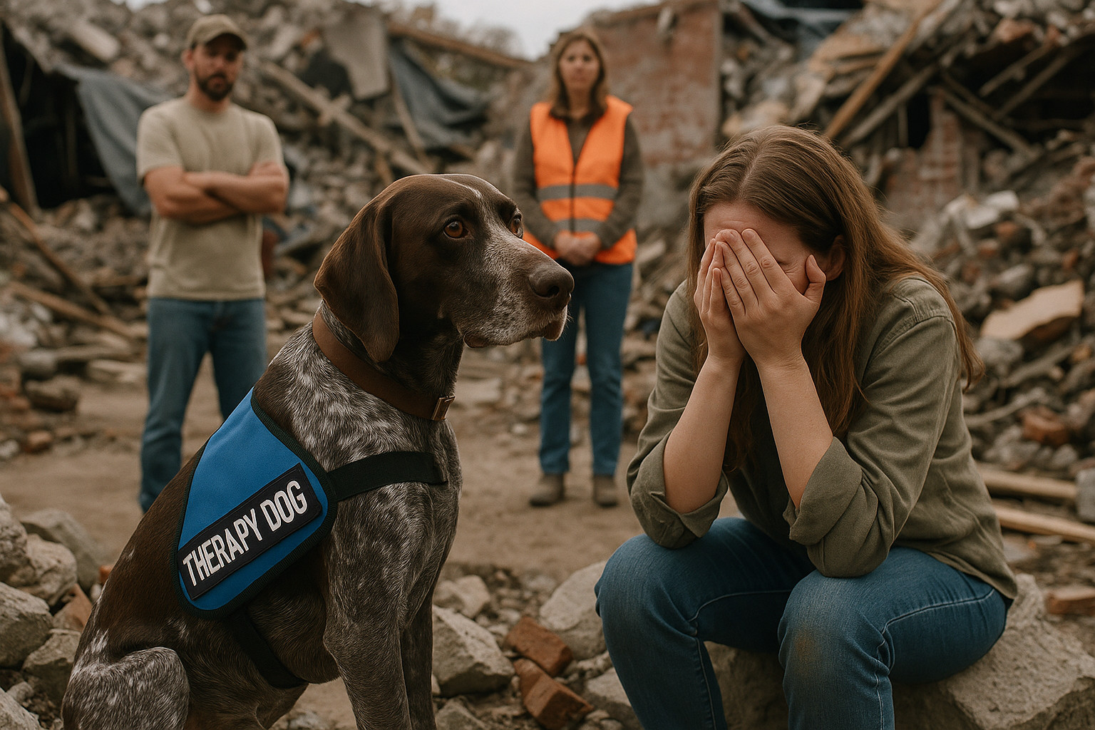 German Shorthaired Pointer as a Therapy Dog