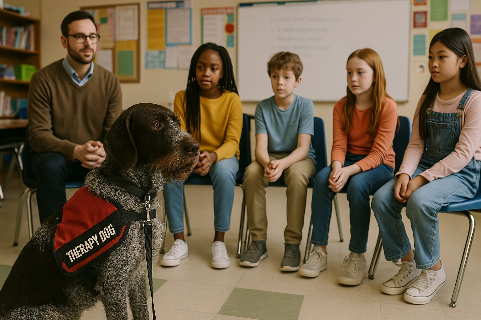 Pointer as a Therapy Dog