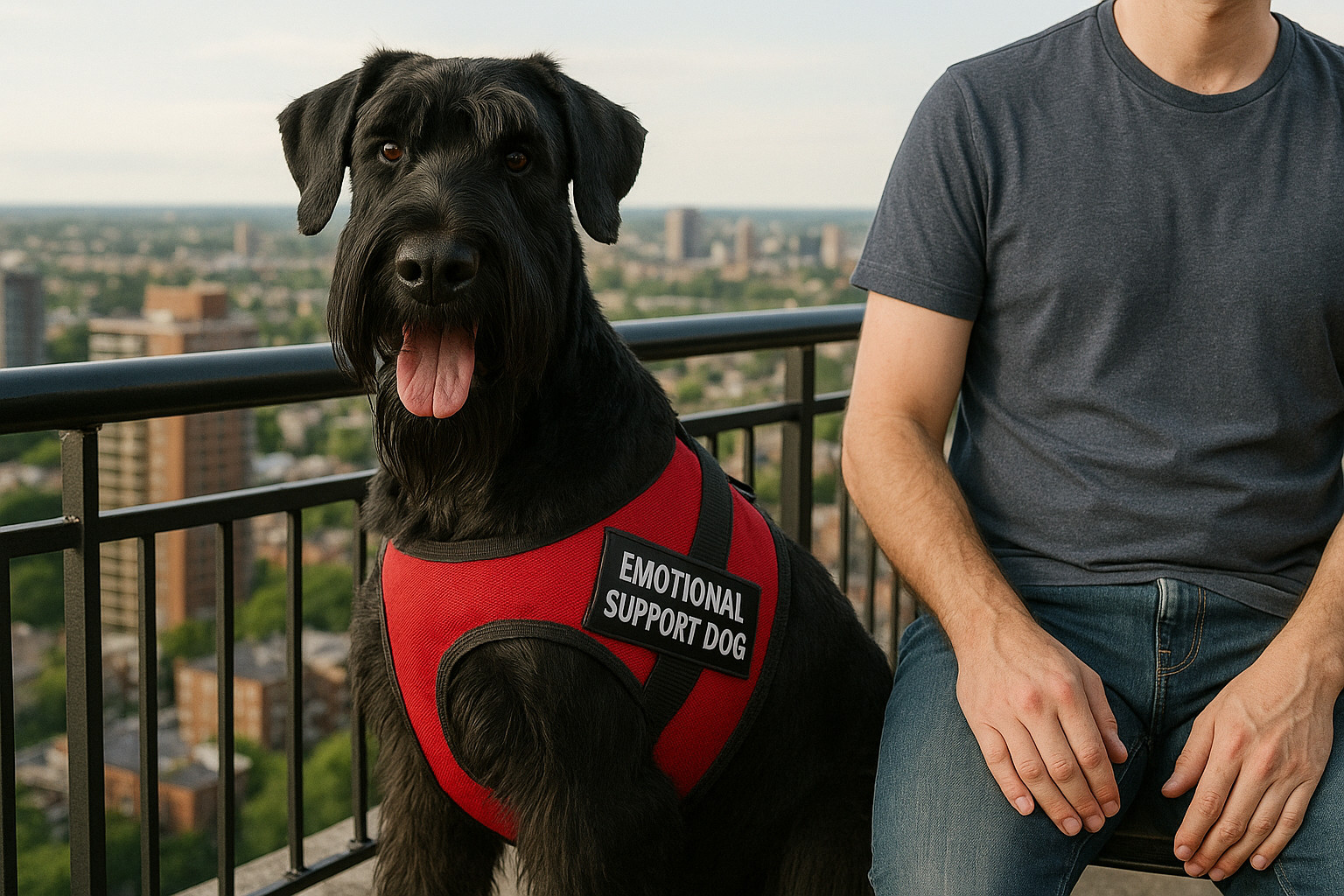 Giant Schnauzer as an Emotional Support Dog