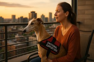 Greyhound as an Emotional Support Dog