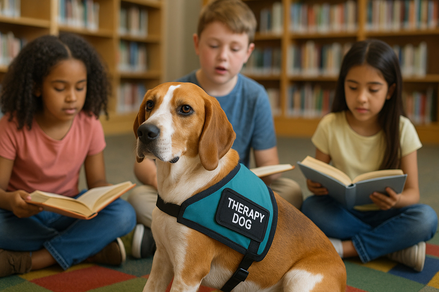 Harrier as a Therapy Dog