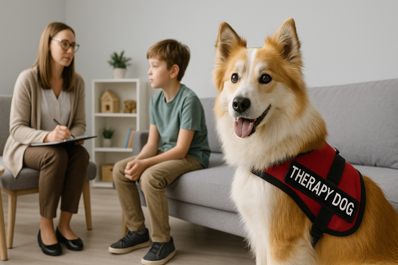 Icelandic Sheepdog as a Therapy Dog