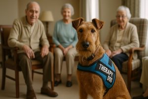 Irish Terrier as a Therapy Dog