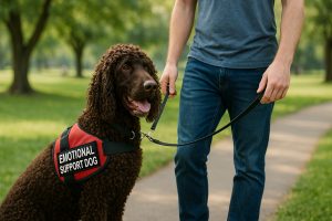 Irish Water Spaniel as an Emotional Support Dog