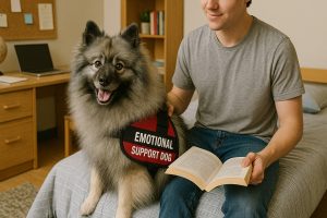 Keeshond as an Emotional Support Dog