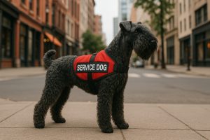 Kerry Blue Terrier as a Service Dog
