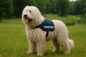 Komondor as a Service Dog