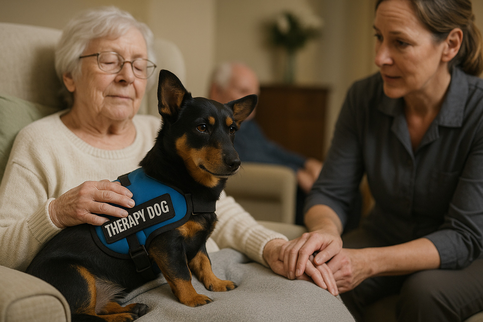 Lancashire Heeler as a Therapy Dog