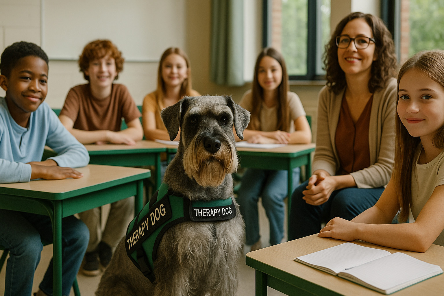 Lhasa Apso as a Therapy Dog